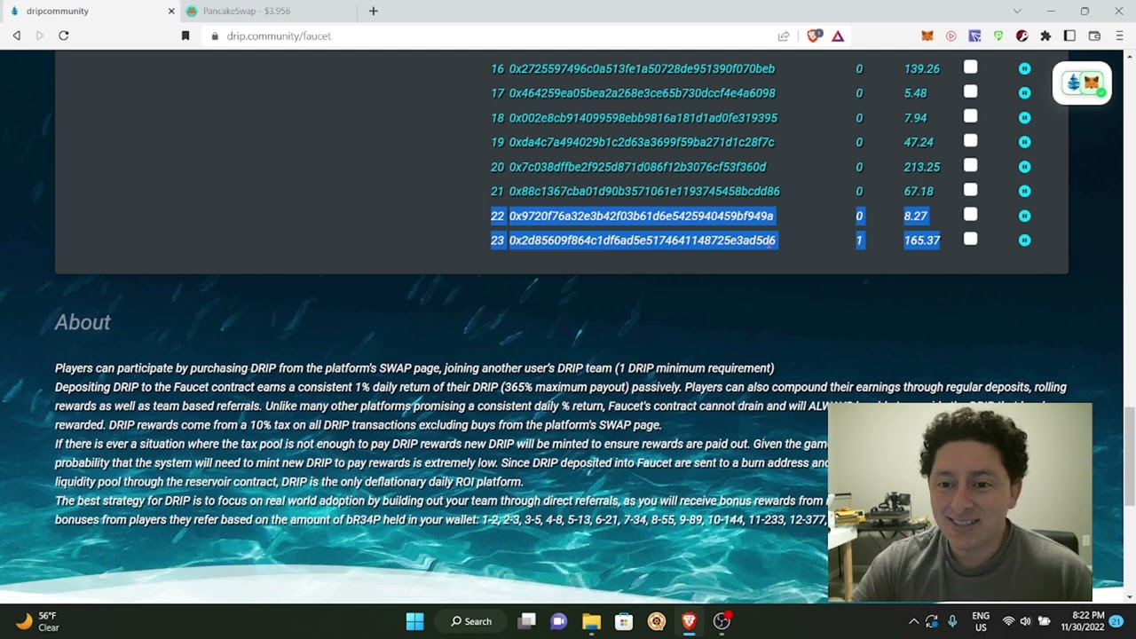 Comprando BR34P token. | DRIP NETWORK 