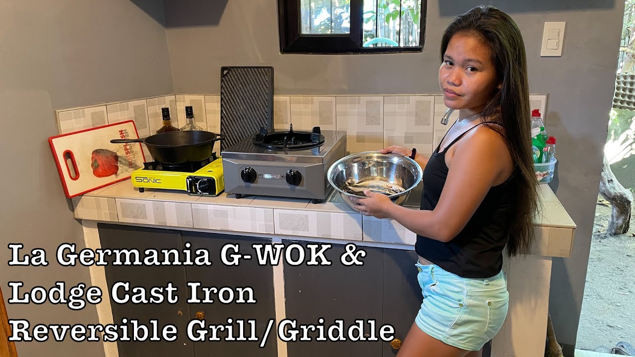 La Germania Gas Stove GWOK and Lodge Cast Iron