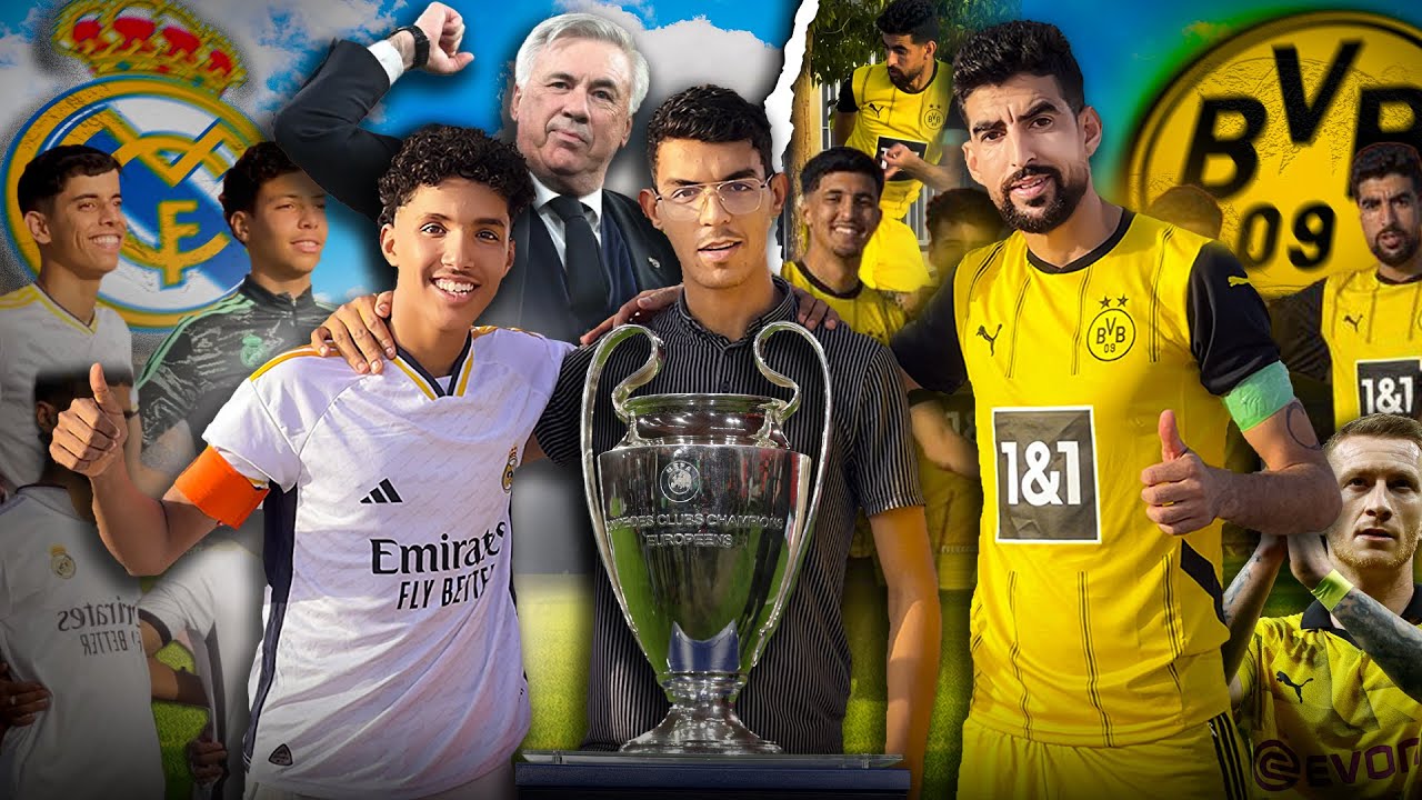 نهائي دوري أبطال أوروبا | ريال مدريد VS بوروسيا دورتموند 🔥