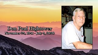 Don Paul Hightower Keepsake Video