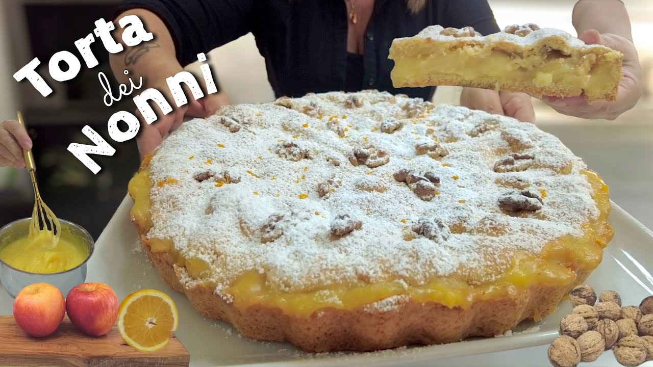 БАБУШИНСКИЙ ТОРТ С кремом из яблок и грецких орехов РАСШИРЕННЫЙ, ТАЮЩИЙСЯ КРЕМОВЫЙ