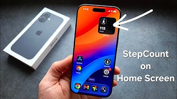 Any iPhone - How to Add Step Count on Home Screen