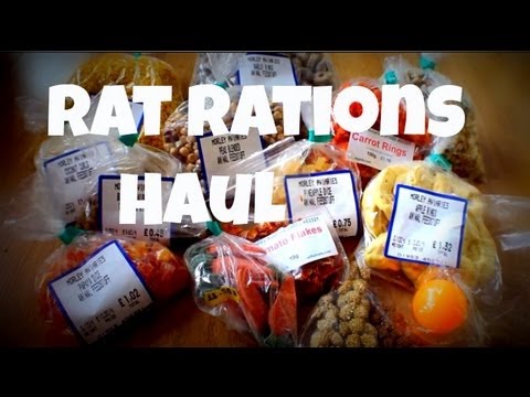 Rat Rations Rat Rations Haul - YouTube