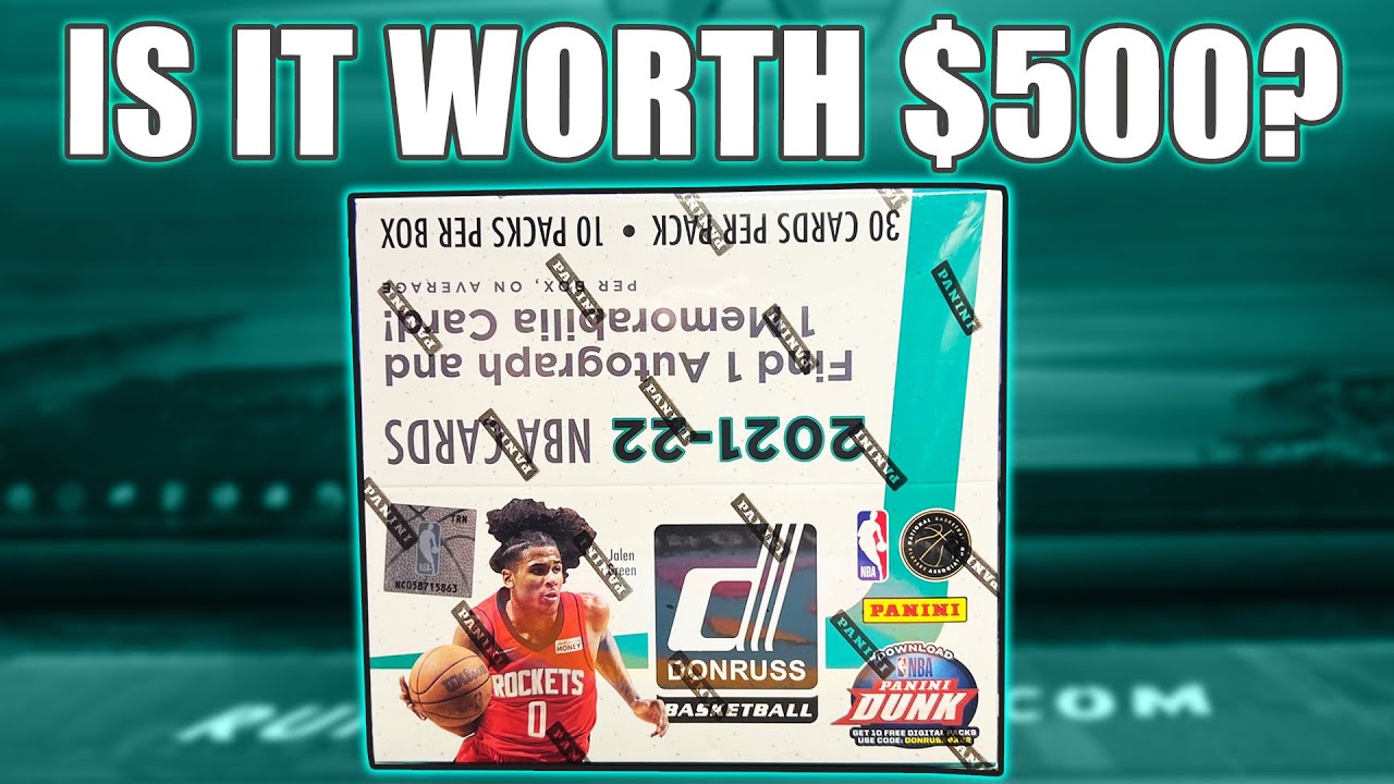 IS IT WORTH $500?! 🤔 | 2021-22 Donruss NBA Hobby Box Review