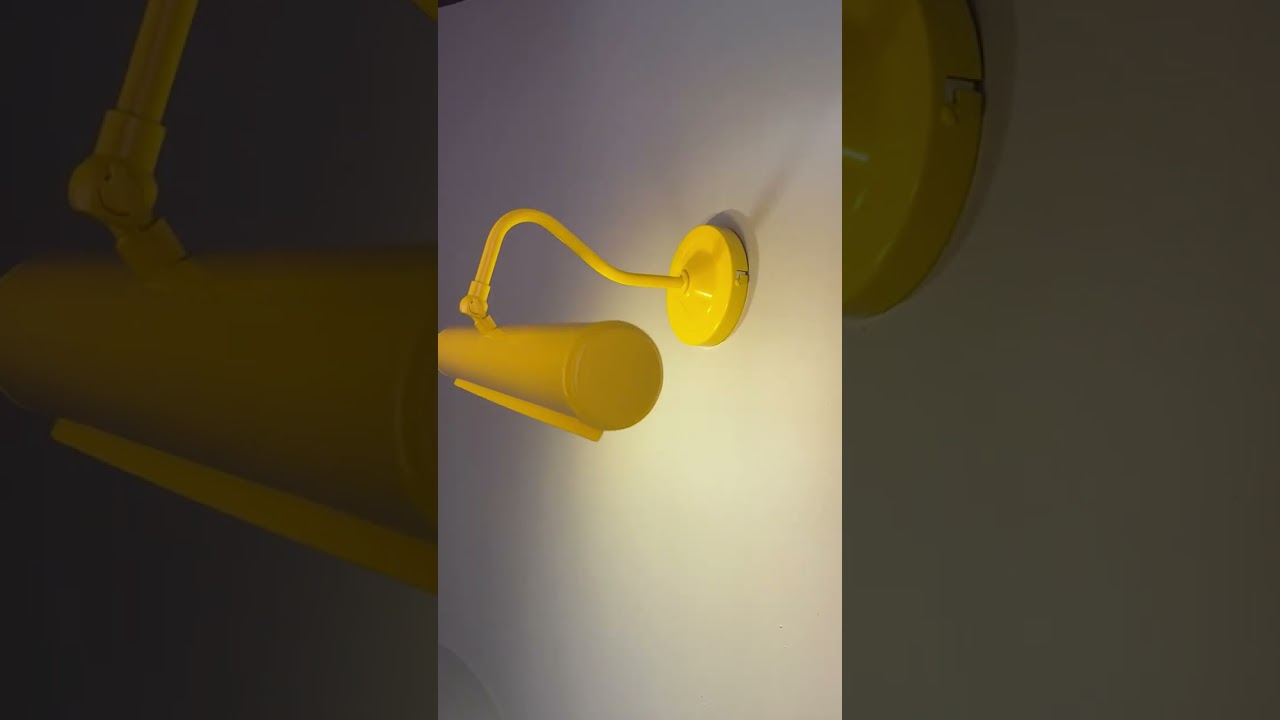 The New Elle Coloured Brass Picture Light 35.5cm from Mullan Lighting