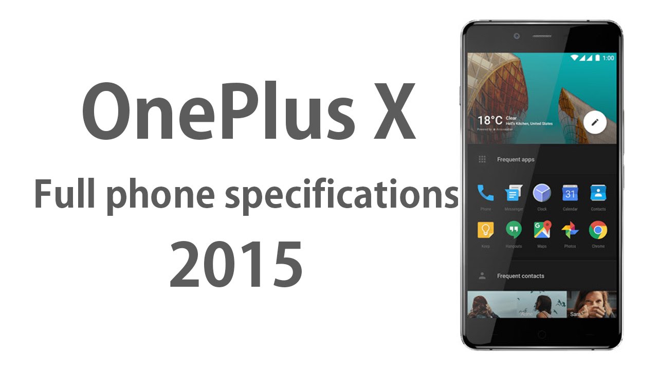 Oneplus X  - Full phone specifications 2015