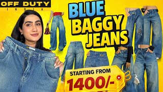 Finding the Perfect Baggy Jeans: OFF DUTY Haul & Honest Opinion 🔥 #offduty