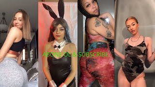 Hot Mi̇lf Ti̇ktok Dans Akimi Leggi̇ngs Twerk Dance Bi̇gbank