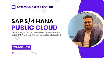 SAP S/4 HANA Public Cloud Webinar-opname