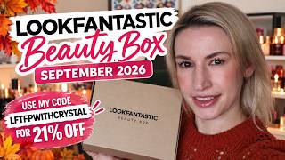 LOOKFANTASTIC September 2026 Beauty Box Unboxing 🎁 Is It Worth It? + DISCOUNT CODE