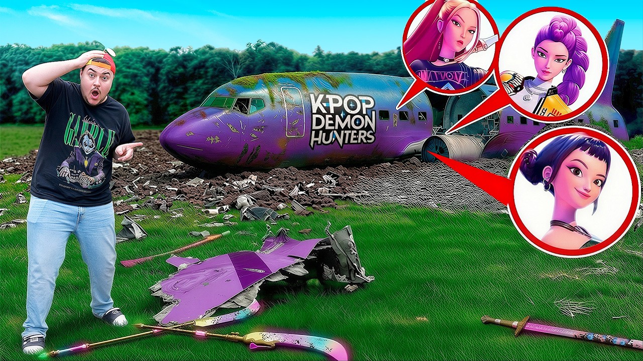 LE CRASH DE L'AVION KPOP DEMON HUNTERS DANS LA VRAIE VIE ! Rumi Mira et Zoey Jet Privé !
