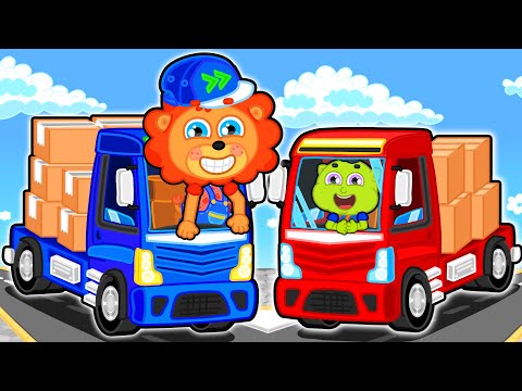 Lion Family | Kids play with toys and develop imagination | Cartoon for Kids