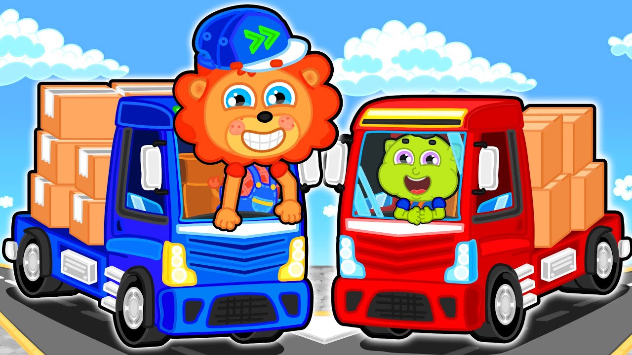 Lion Family | Kids play with toys and develop imagination | Cartoon for Kids