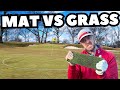 Winter Golf Fairway Mat vs Grass | SHOCK DATA! #wintergolf