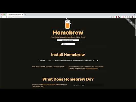 Learn to Code with Ruby V2 - 01 - Introduction & Installation - 06 - macOS   Install Homebrew