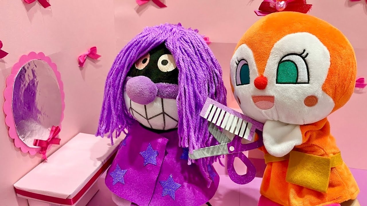 【ドキドキヘアサロン★】ドキンちゃんの美容室へようこそ！髪を切ってかっこよく変身しよう！