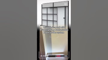 Customizable freestanding room divider that mimics a wall without construction, or DOB Permits