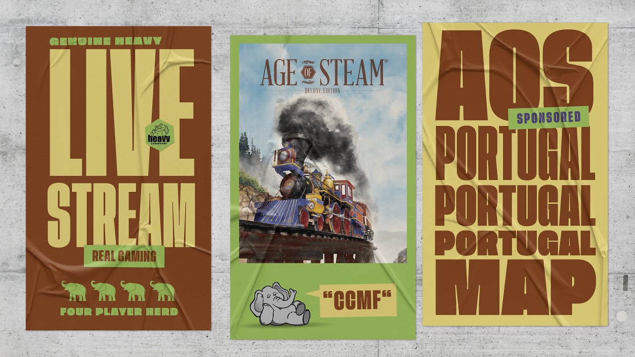 Age of Steam - Portugal- 4p Teaching, Play-through, & Round table by Heavy Cardboard
