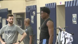Vols Admiral Schofield works out for the Memphis Grizzlies