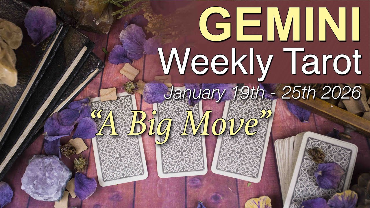 GEMINI Weekly Tarot 'A CHANGE FOR TEH BETTER!" Intuitive Spiritual Guidance | January 19 - 25 2026 ✨