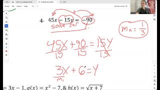 Integrated Math 3 - 1.2 RSG walkthrough