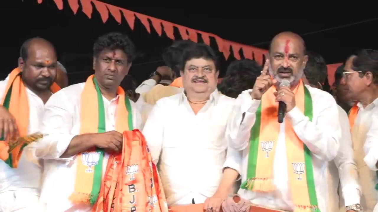 Live : BJP's Roadshow at Site-3, Borabanda Crossroads | Jubilee Hills By-Election Campaign