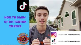 How To Blow Up On Tiktok From A Verified Creator
