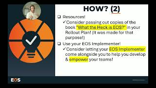 Leadership Development Time - The Power of EOS Rollout -Get the company rowing in the same direction