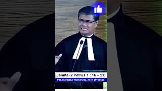 Popular sermon by Rev. Mangatur Manurung 2 Peter 1:16-21 Estomihi must watch donating to restaura...