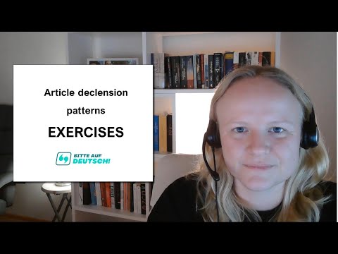 Lesson 44: Article Declension Patterns (Exercises) - Learn German Grammar for Beginners (A1 / A2)