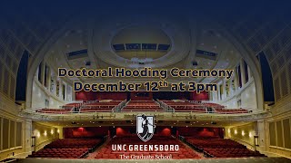 UNC Greensboro Doctoral Hooding - Fall 2019