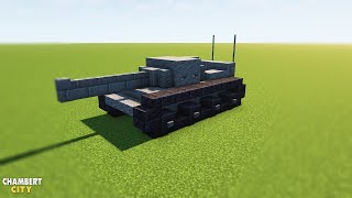How to make a MINECRAFT TANK that SHOOTS and MOVES | DUMMY-PROOF |