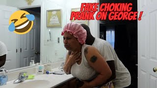 Fake Choking Prank On George
