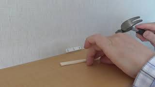 モダンな神棚用棚板の取り付け方法　クロス壁に簡単設置