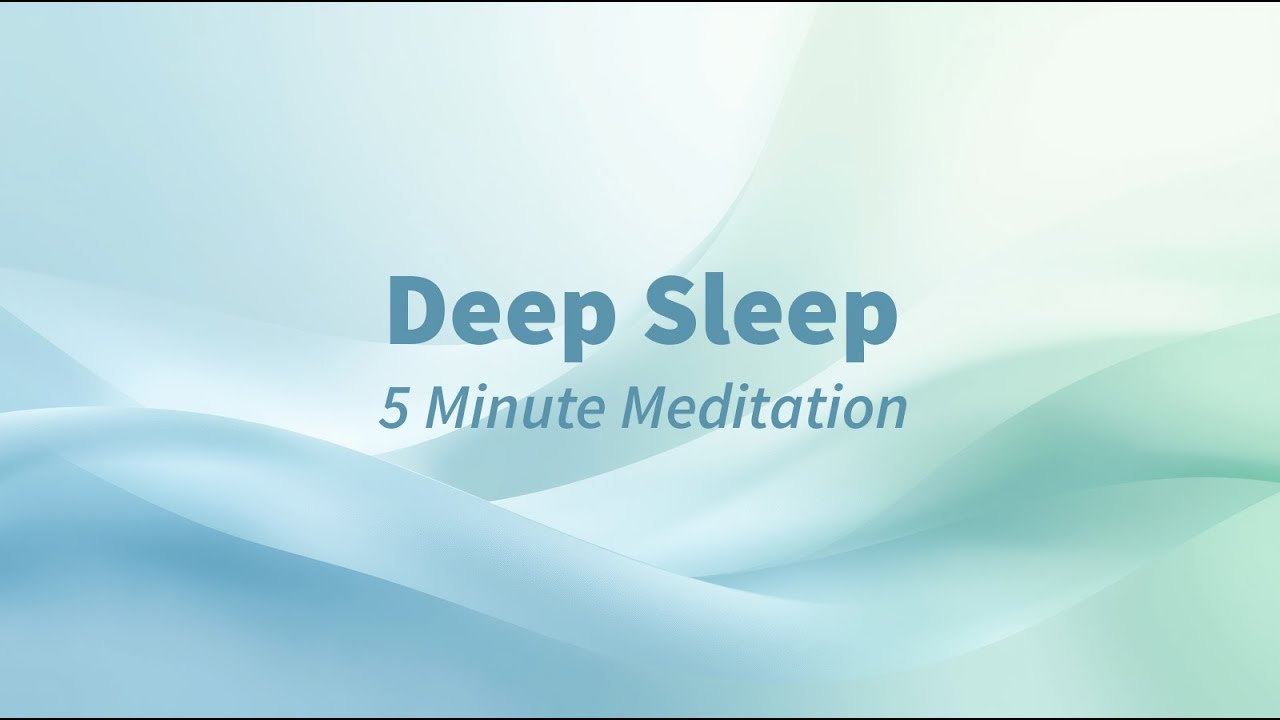 5 Minute Guided Meditation for Sleep - Breathe & Be