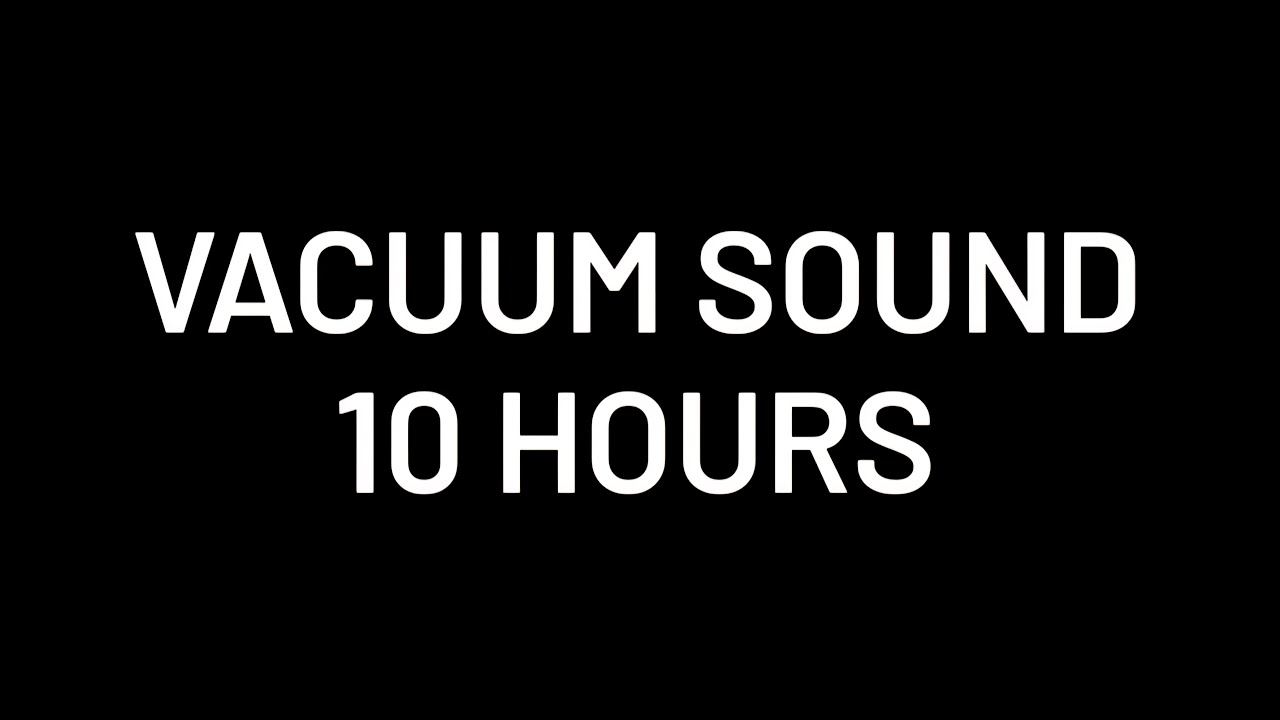 Vacuum Cleaner Sound – 10 Hours – Black Screen | Deep Sleep, Relax, Focus