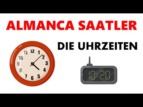 Saatler -24.DERS ALMANCA|9.sınıf 4.ÜNİTE
