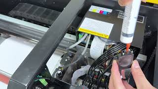 How to fix a UV DTF printer where the white ink isn't white enough