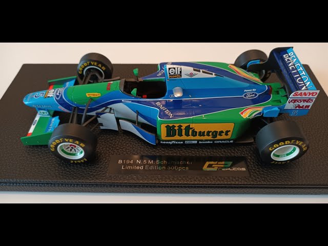 GP Replicas F1 Benetton Ford B194 1/18 Scale - Schumacher 1994