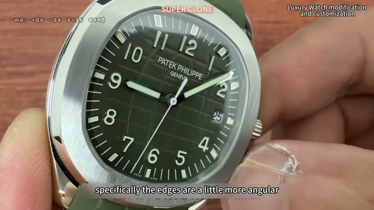 DDF Factory Patek Philippe Aquanaut 5168G Olive Green Replica Watch Review