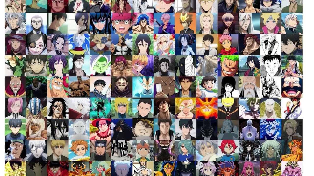 ///asmr/// CHAOTIC anime character tier list RANKING :3