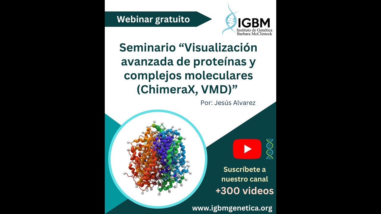 Visualización avanzada de proteínas y complejos moleculares