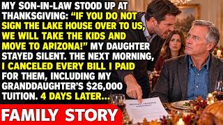My Son-in-law Demanded I Sign Over My Lake House Or He'd Move My Grandkids Away. I Cut Every Bill I