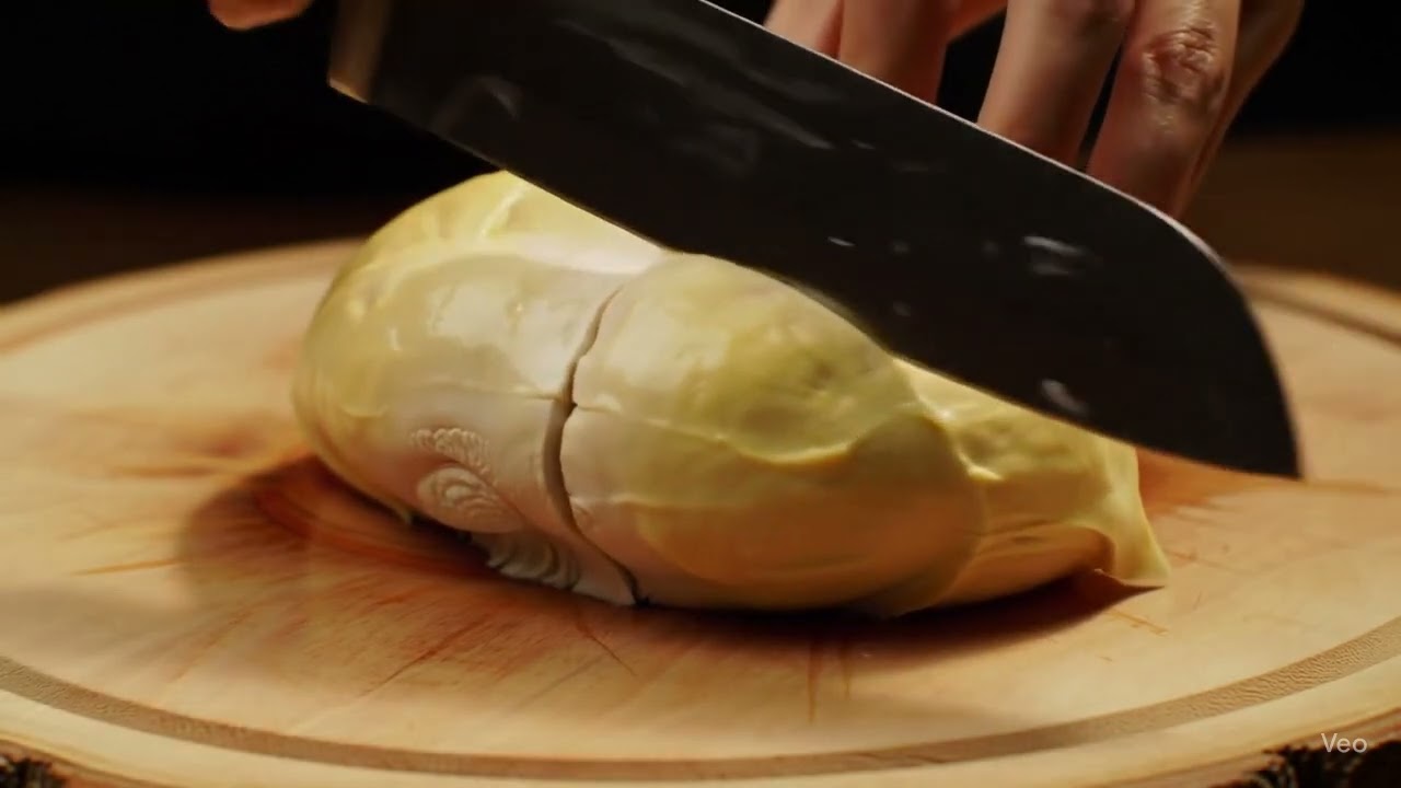 Hyperrealistic Jelly Durian Cutting | Cinematic Knife ASMR in 4K