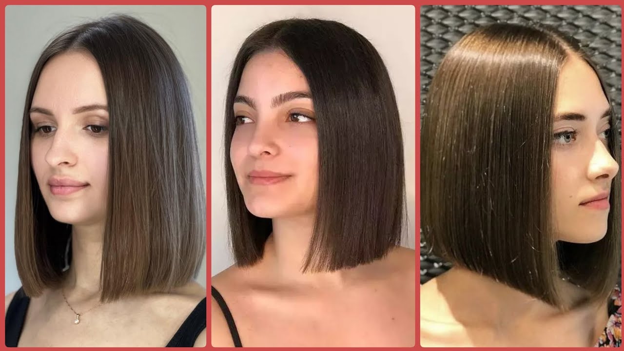 Новые образы и стильные коллекции коротких прямых стрижек для женщин 