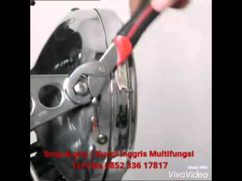Snap and Grip Kunci inggris Multiguna YouTube Snap and Grip Kunci inggris Multiguna YouTube