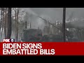 Biden signs controversial bills | FOX 5 News