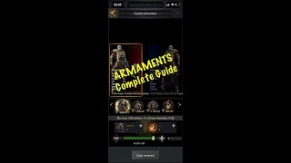 Clash Of Kings - Armaments Complete Guide screenshot 2