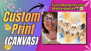 🖼️ Custom Watercolor Canvas Print Review | Personalized Photo Canvas Wall Art | Ready to Hang Gift