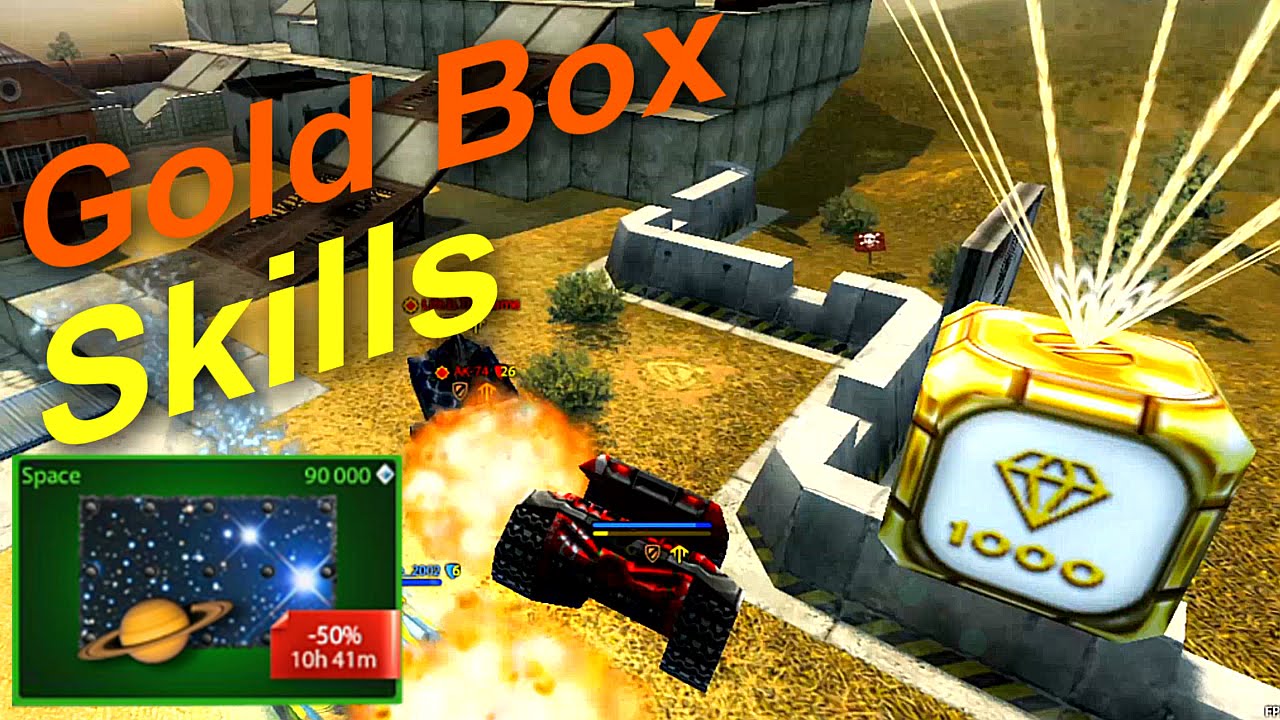 Tanki Online | Epic Gold box skills #1 + Buying Space paint